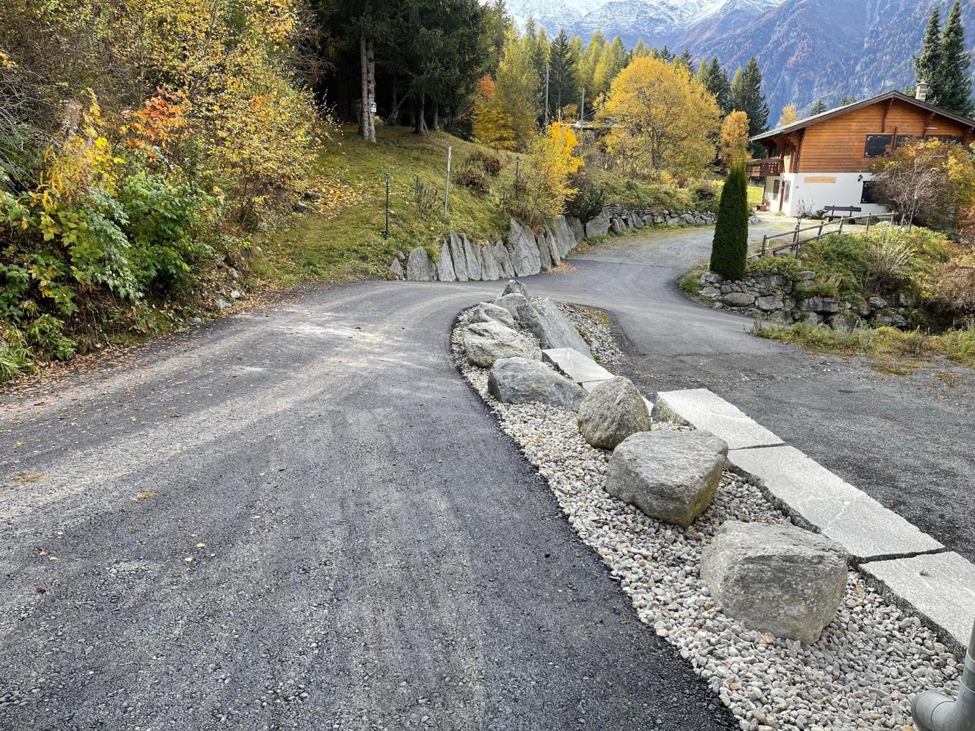 Chalet Charming Grachen Bagian luar foto