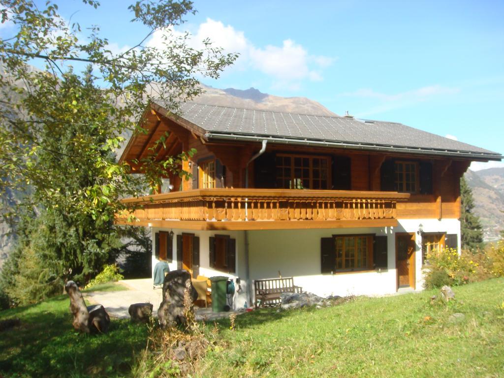 Chalet Charming Grachen Bagian luar foto