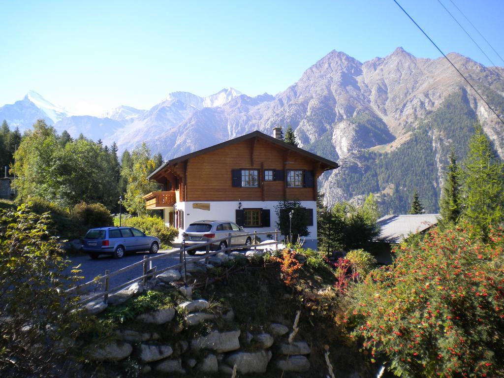 Chalet Charming Grachen Bagian luar foto
