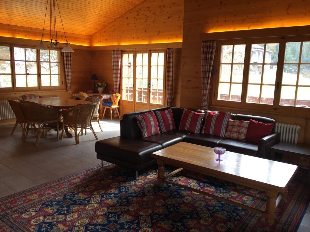 Chalet Charming Grachen Bagian luar foto