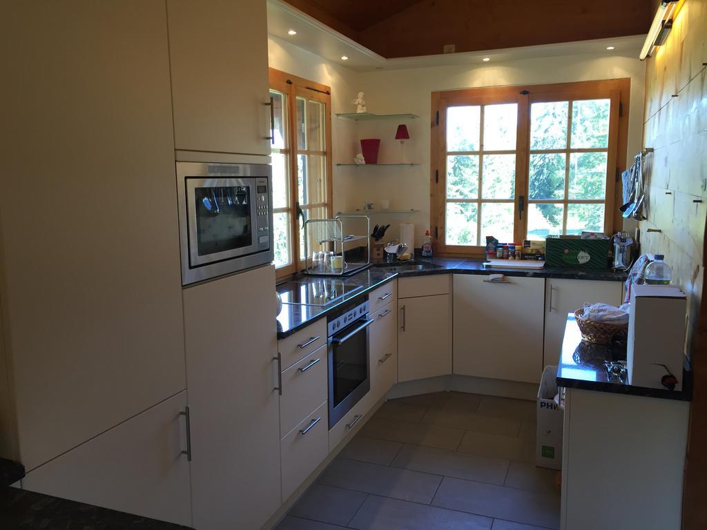 Chalet Charming Grachen Bagian luar foto