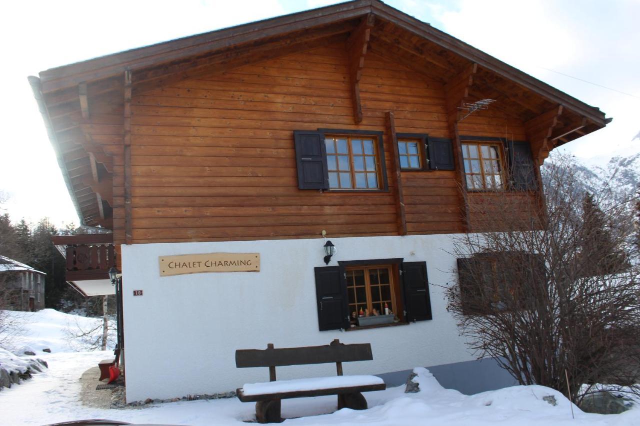 Chalet Charming Grachen Bagian luar foto