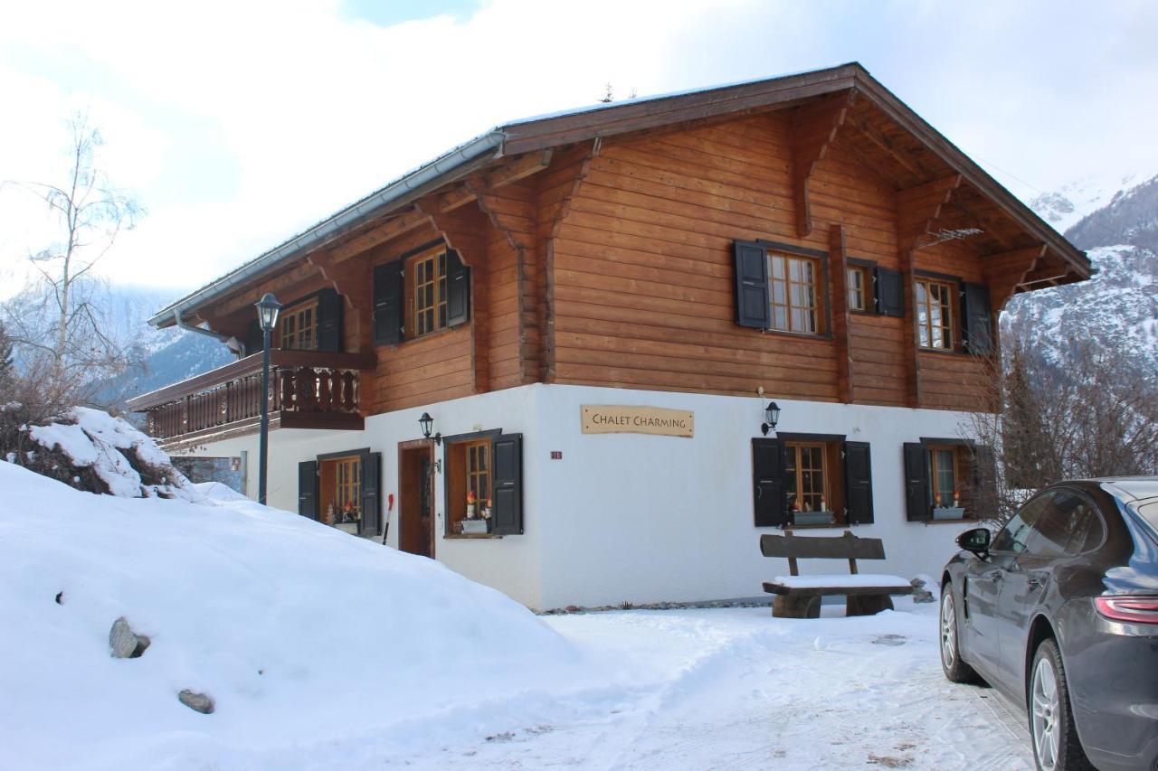 Chalet Charming Grachen Bagian luar foto